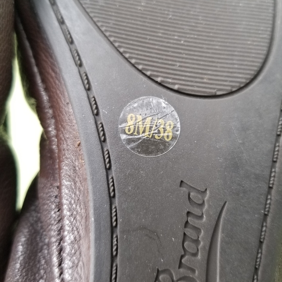 Lucky Brand Womens Emmie Brown Leather Ballet Flats Size 8M - Picture 9 of 10